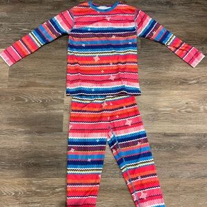 Girls size XS (4-5) Obermeyer base layer shirt and pants